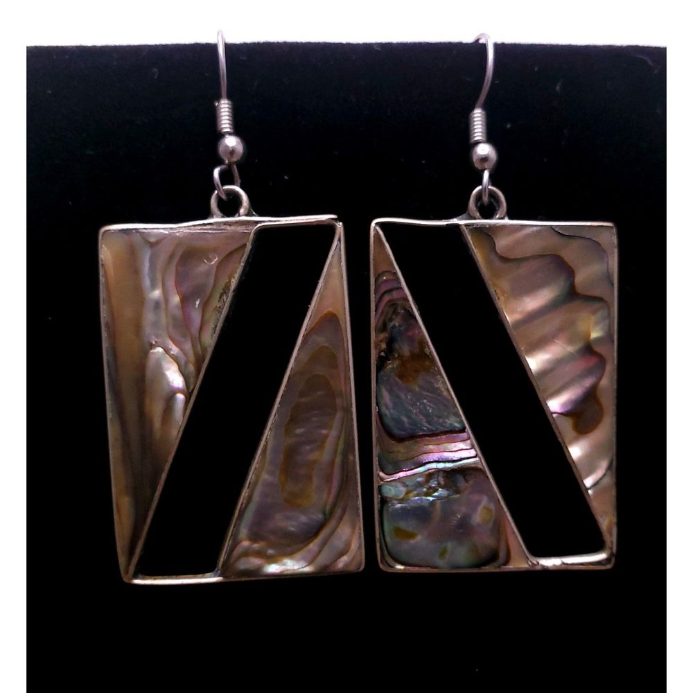 Silver Artisan Modern Square Statement Mother Of … - image 2